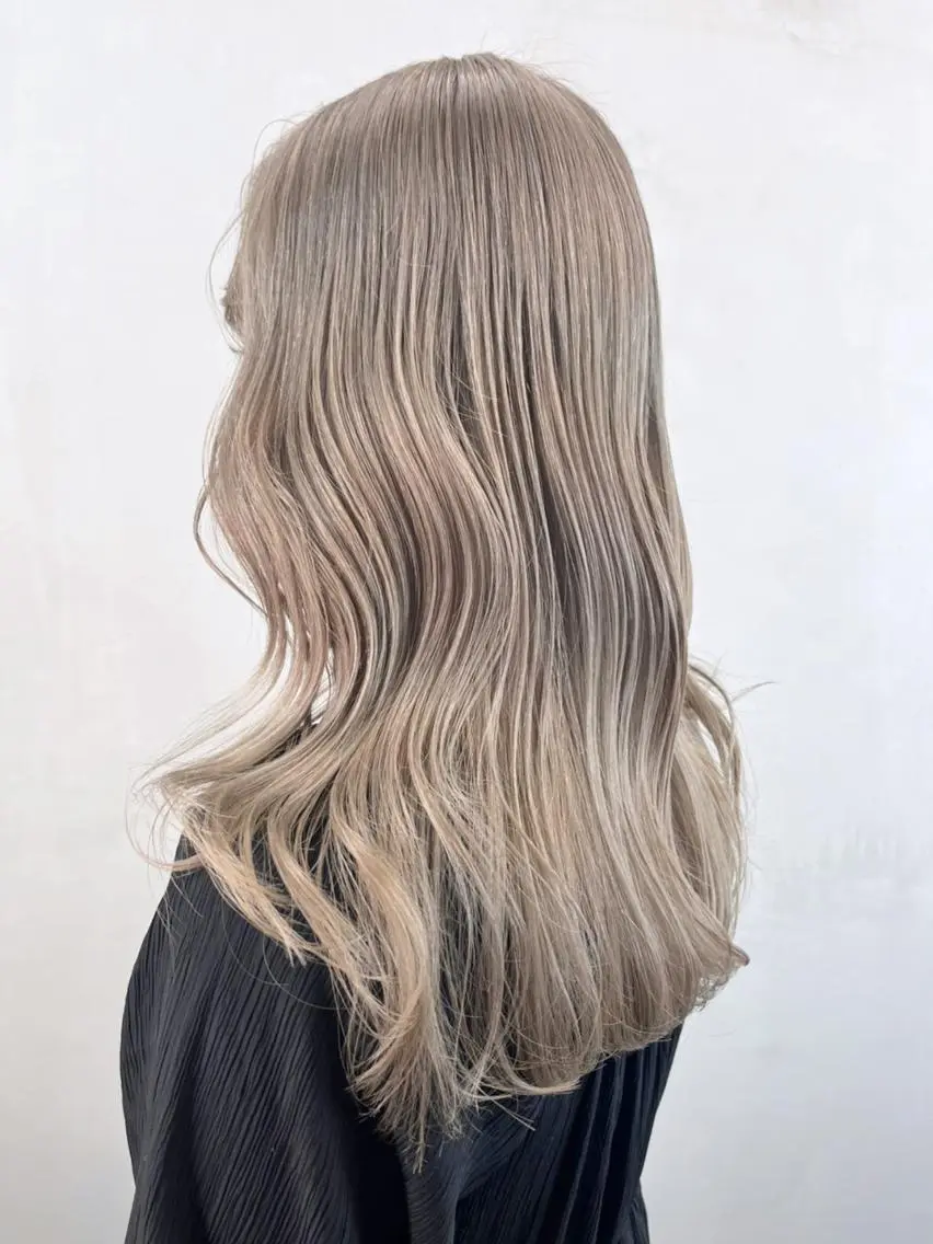セミロング ヘアアレンジ パーマ カラー グレージュ カット ヘアカラー トリートメント ITbyALBUM 浦和店のヘアスタイル