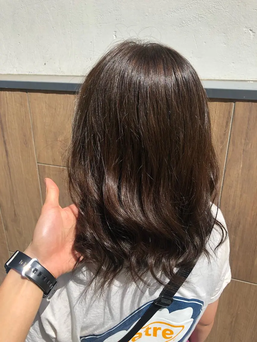 ミディアム カラー 💎エクステ専門店 BIZE梅田🇰🇷のヘアスタイル