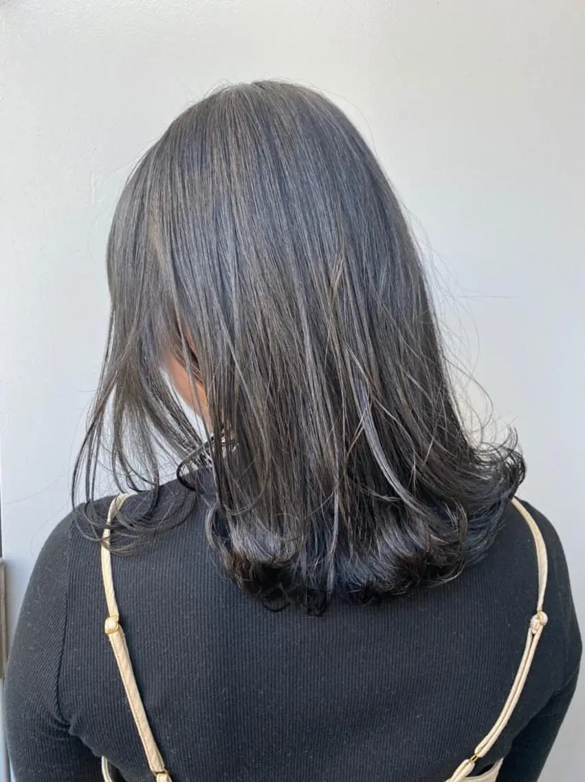 ミディアム カット ヘアカラー ヘッドスパ Nero✂︎ officialのヘアスタイル