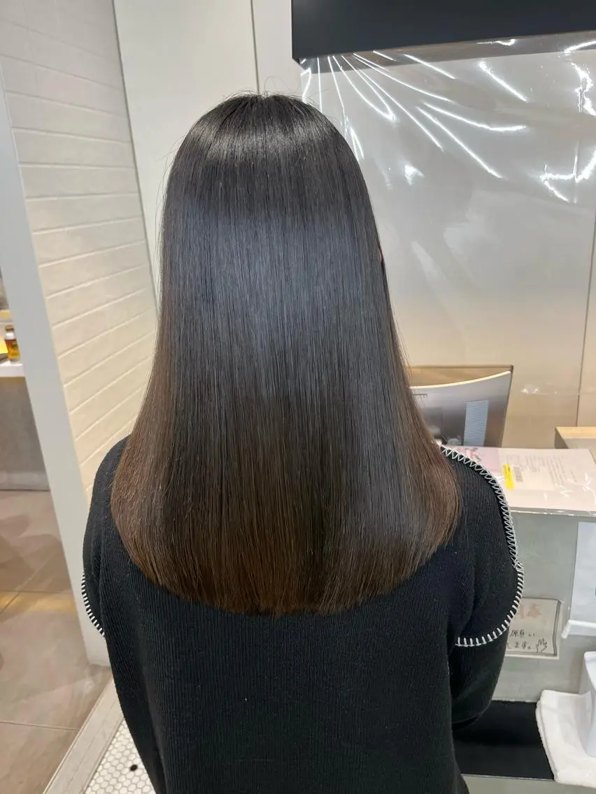 セミロング ヘアカラー トリートメント 【髪質改善特化･ 福田航洋】のヘアスタイル