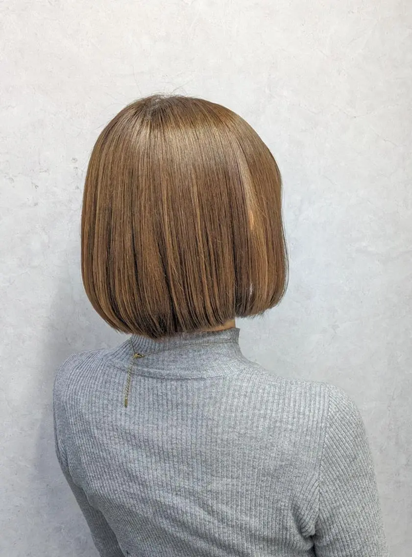 ショート ベージュ＊Spica 【ミルクティー】のヘアスタイル