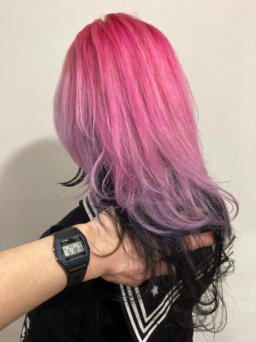 ロング カラー ブリーチ インナーカラー 🌸髪質改善特化🌸 店長 ゆうやのヘアスタイル