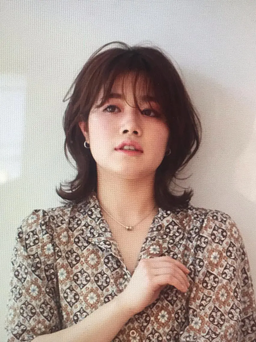 ミディアム カラー ヘアアレンジ 渡辺 浩二のヘアスタイル