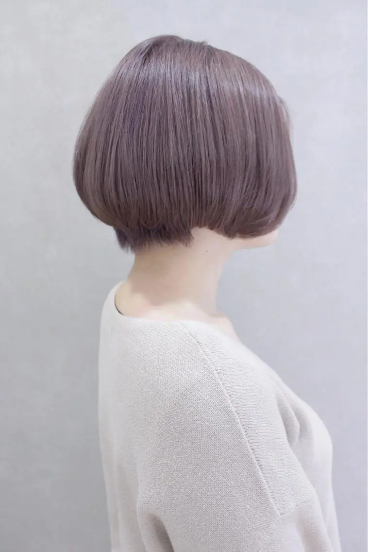 ショート カラー ヘアアレンジ ピンクカラー ヘアカラー トリートメント lani ブリーチ /ダブルカラーのヘアスタイル