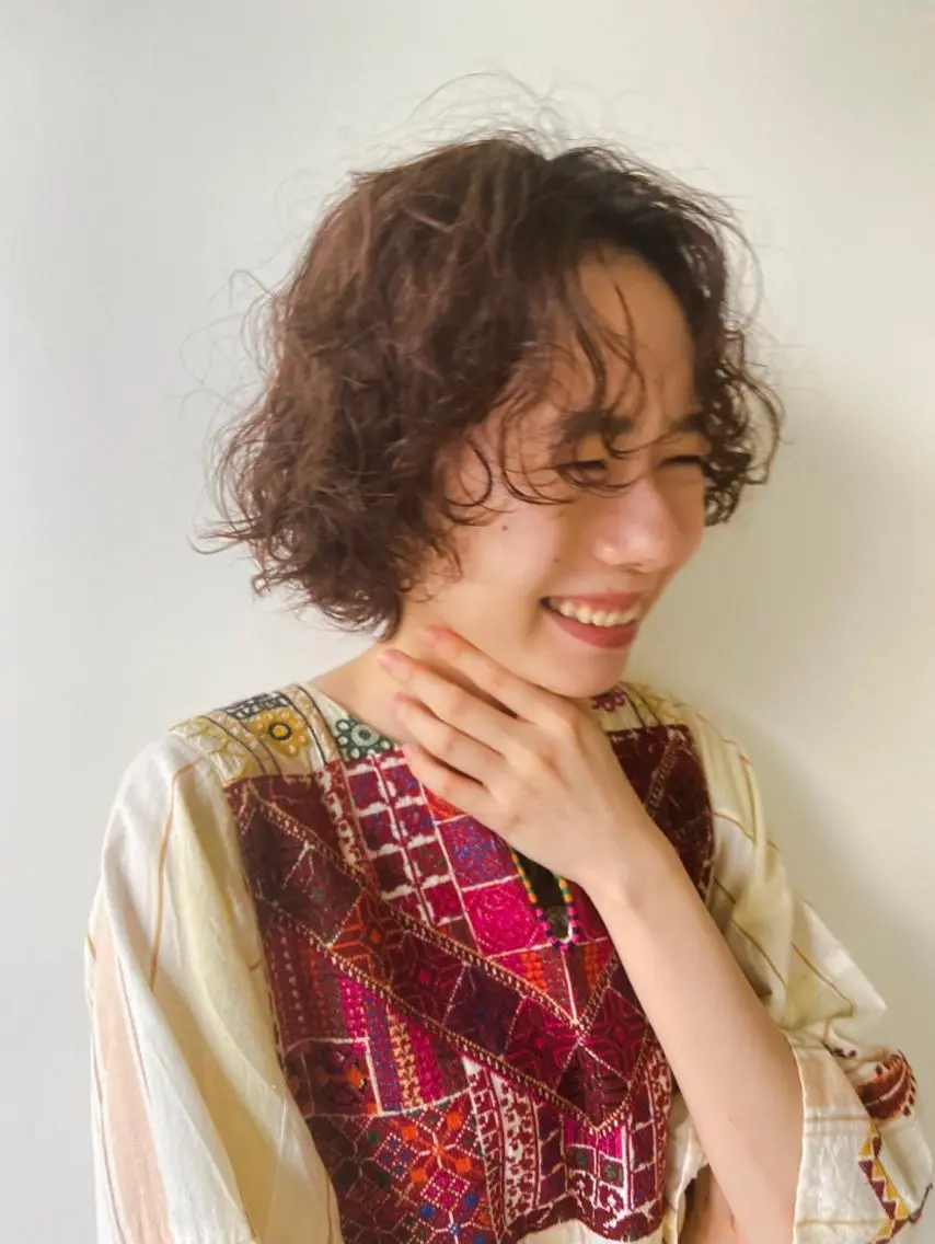 ショート パーマ FILMS/sari /似合わせカットのヘアスタイル