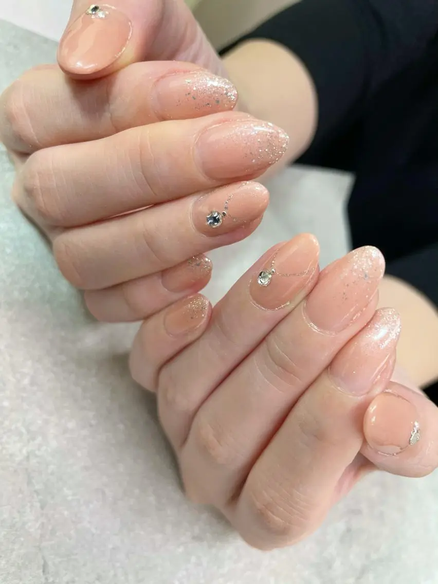 ネイル グラデーション 冬ネイル FASTNAIL PLUS 新宿店のネイルデザイン