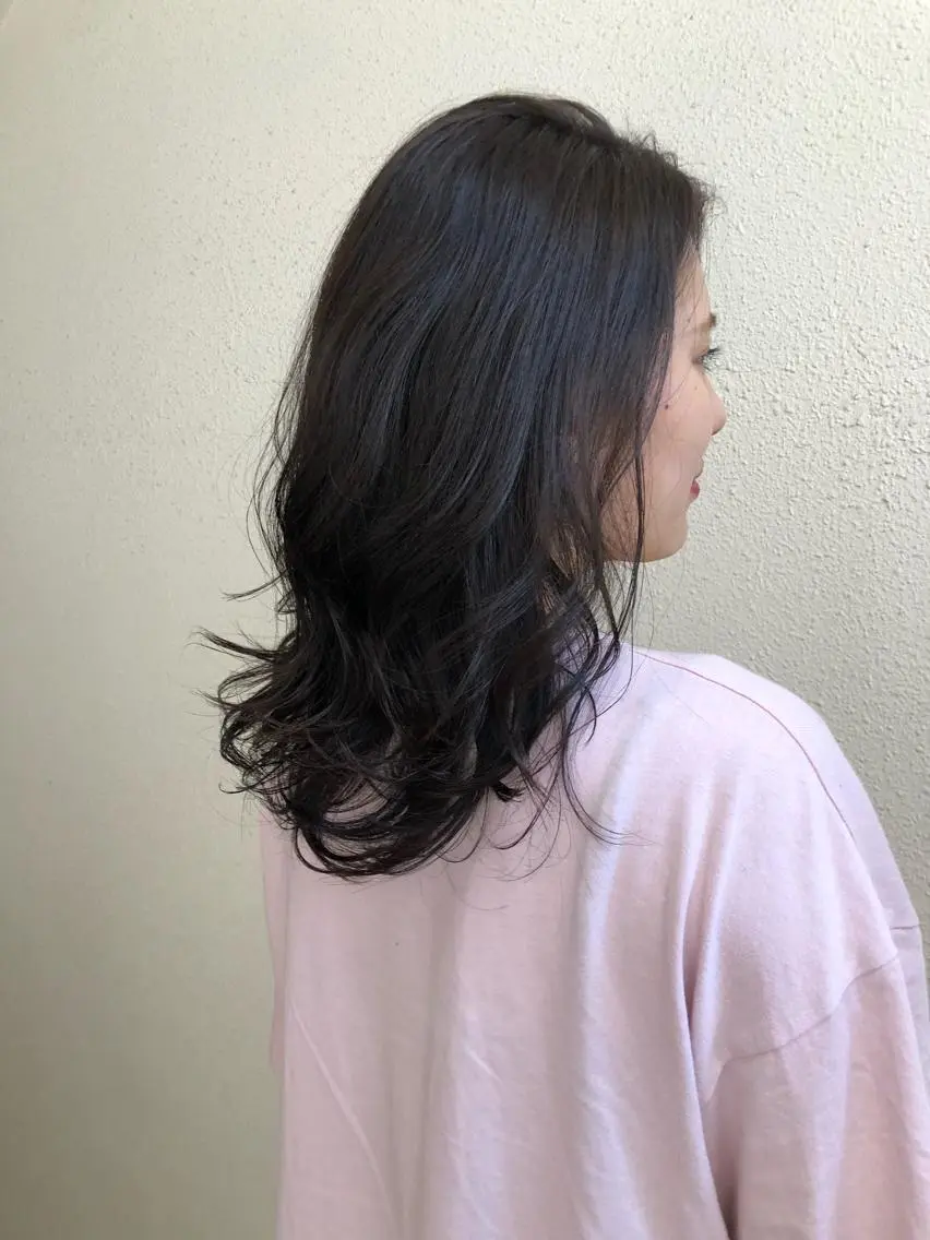 ミディアム カラー ツキノキ　ミナ 8月から西梅田店のヘアスタイル