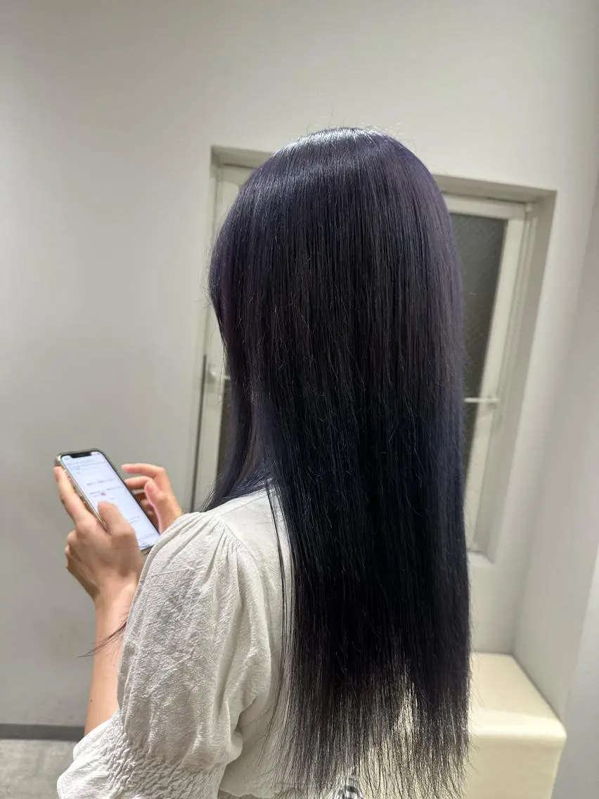 ロング 巻ける髪質改善🫧ハ イライト/永田汰伊智のヘアスタイル