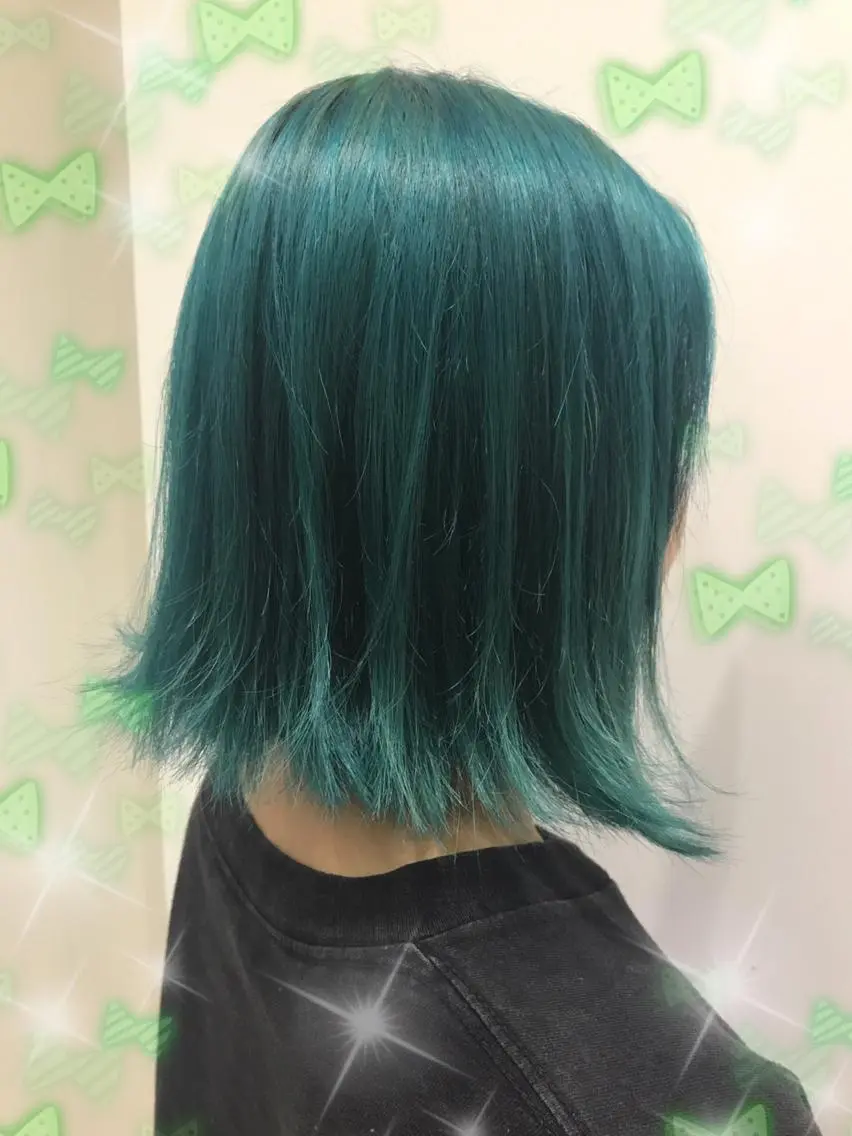 カラー ブルーカラー 新宿駅近♡個室 ♡関口三都季🌜のヘアスタイル