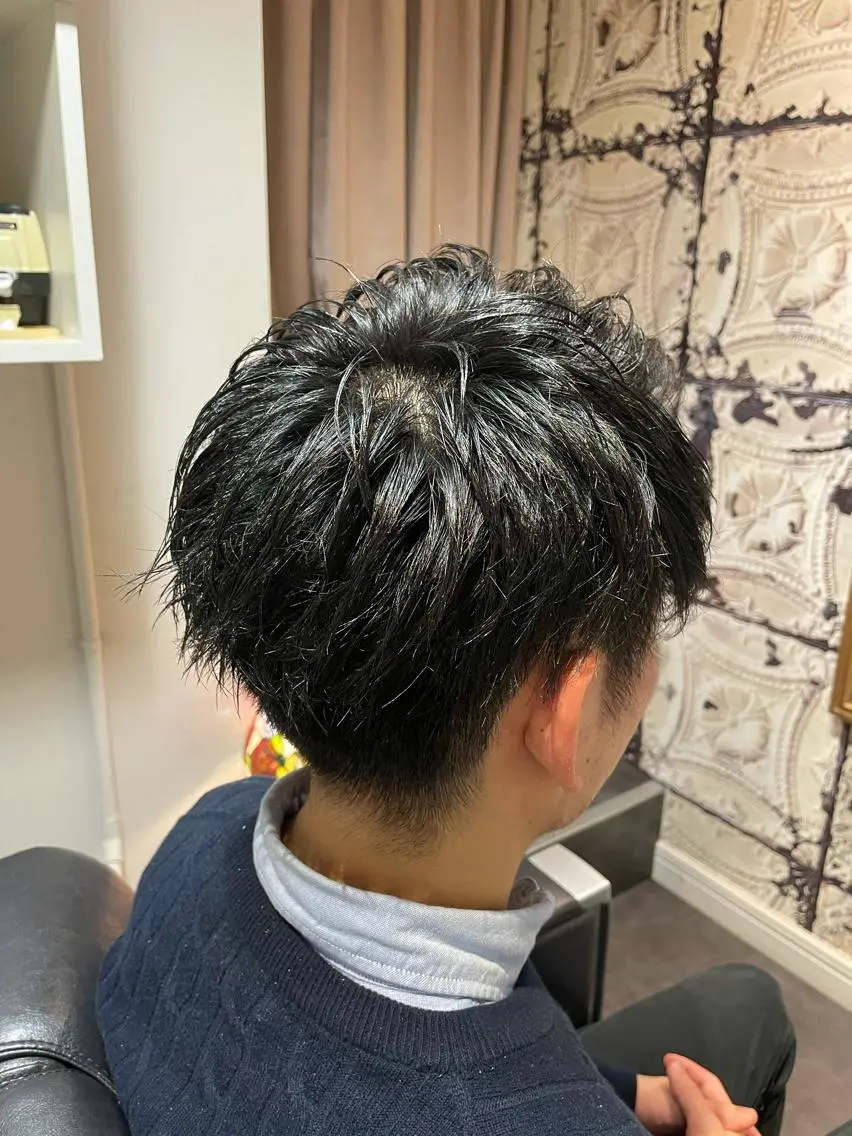ミディアム 🐲日比 佳典🐲のヘアスタイル