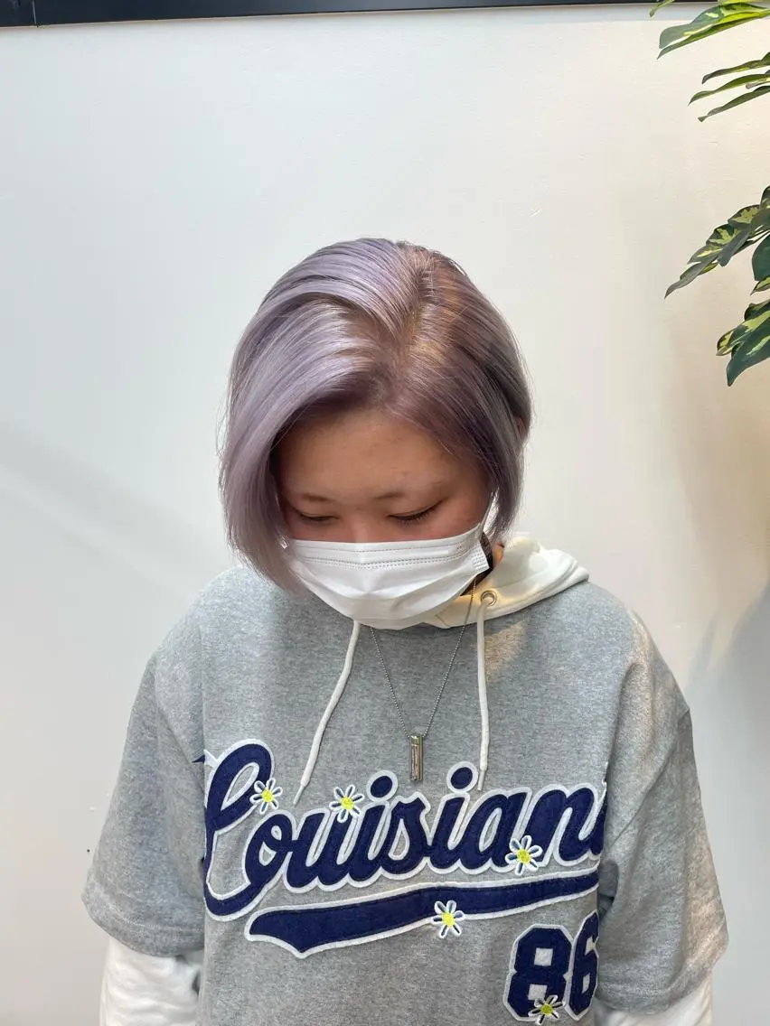 ショート カラー カット ヘアカラー トリートメント yuika .のヘアスタイル