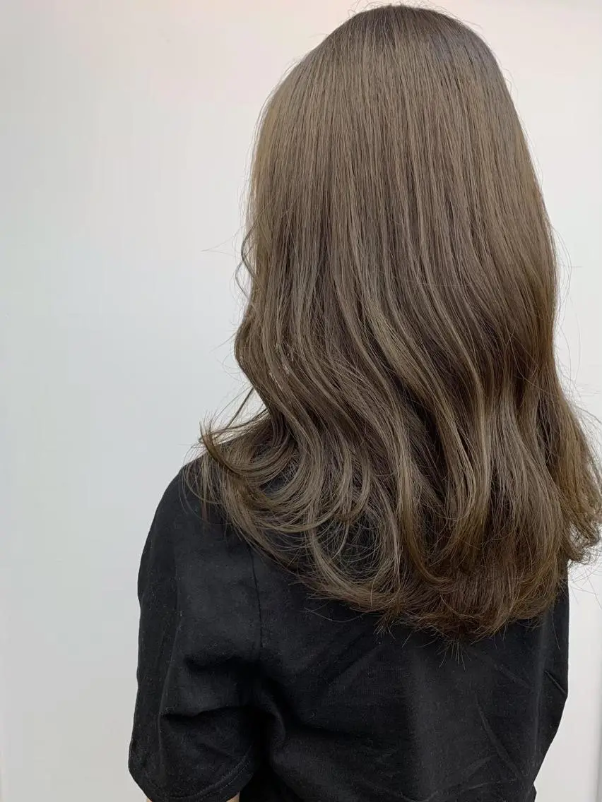 ロング 髪質改善 韓国風ヘア ロング トリートメント カット ヘアカラー トリートメント ⭐️N° blao 名古屋栄【髪質改善】のヘアスタイル