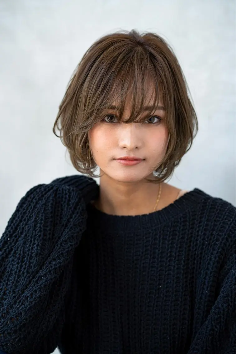 ショート カラー カット ヘアカラー トリートメント 🉐レイヤー/塩見 弘樹🉐渋谷のヘアスタイル