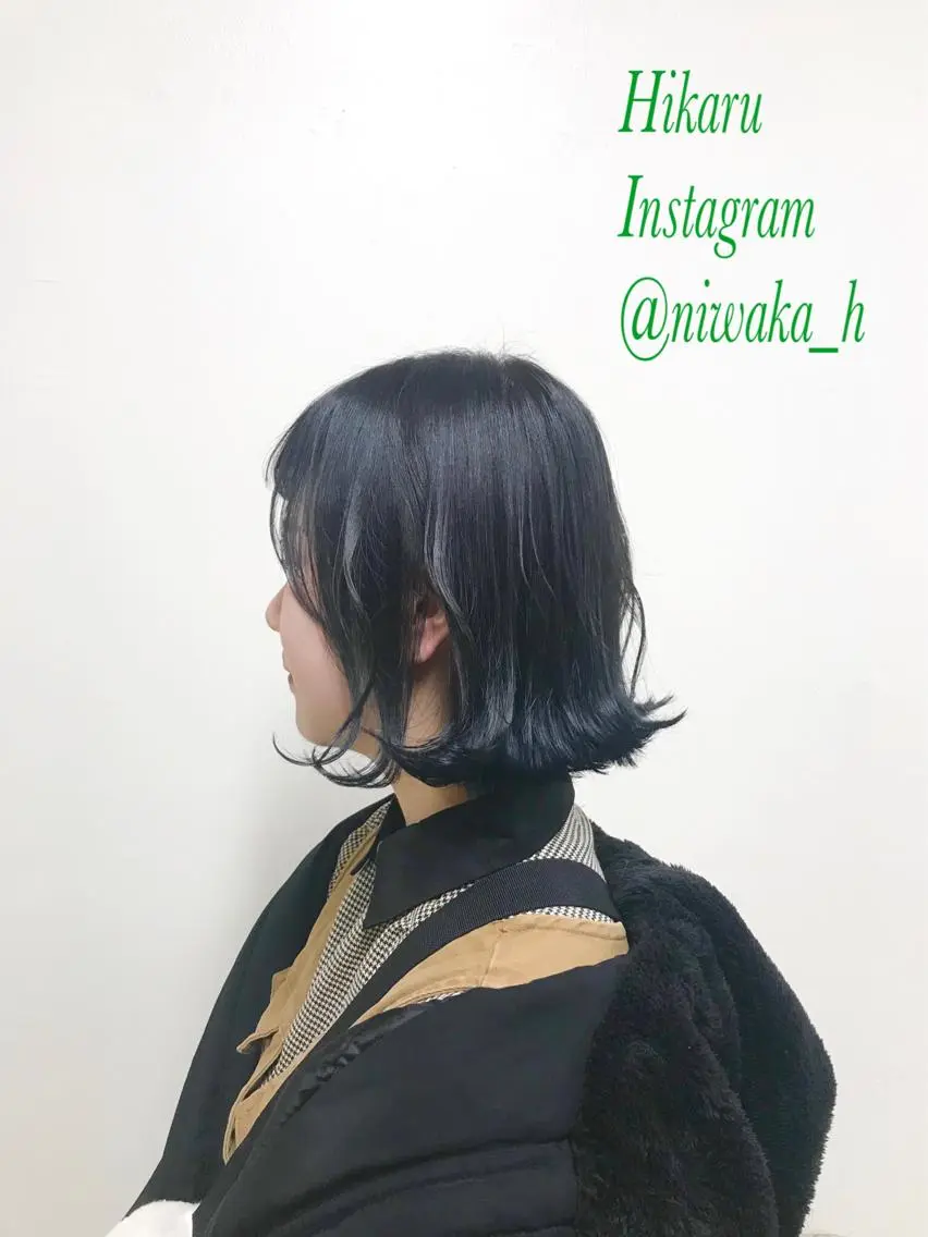 カラー ブルーカラー グラデーションカラー エリアNo.1カラー ⭐️hikaru⭐️のヘアスタイル