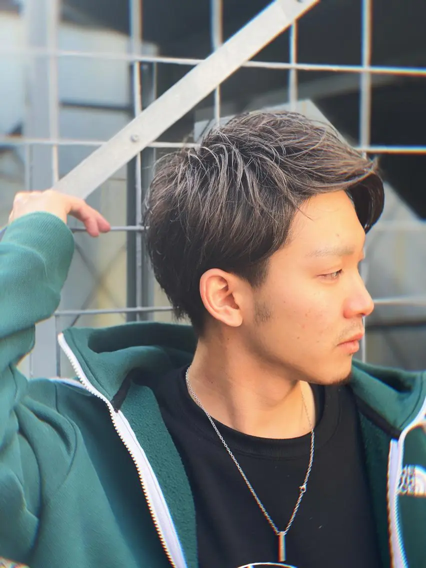 メンズ カット ヘアカラー 藏本 剛史のヘアスタイル