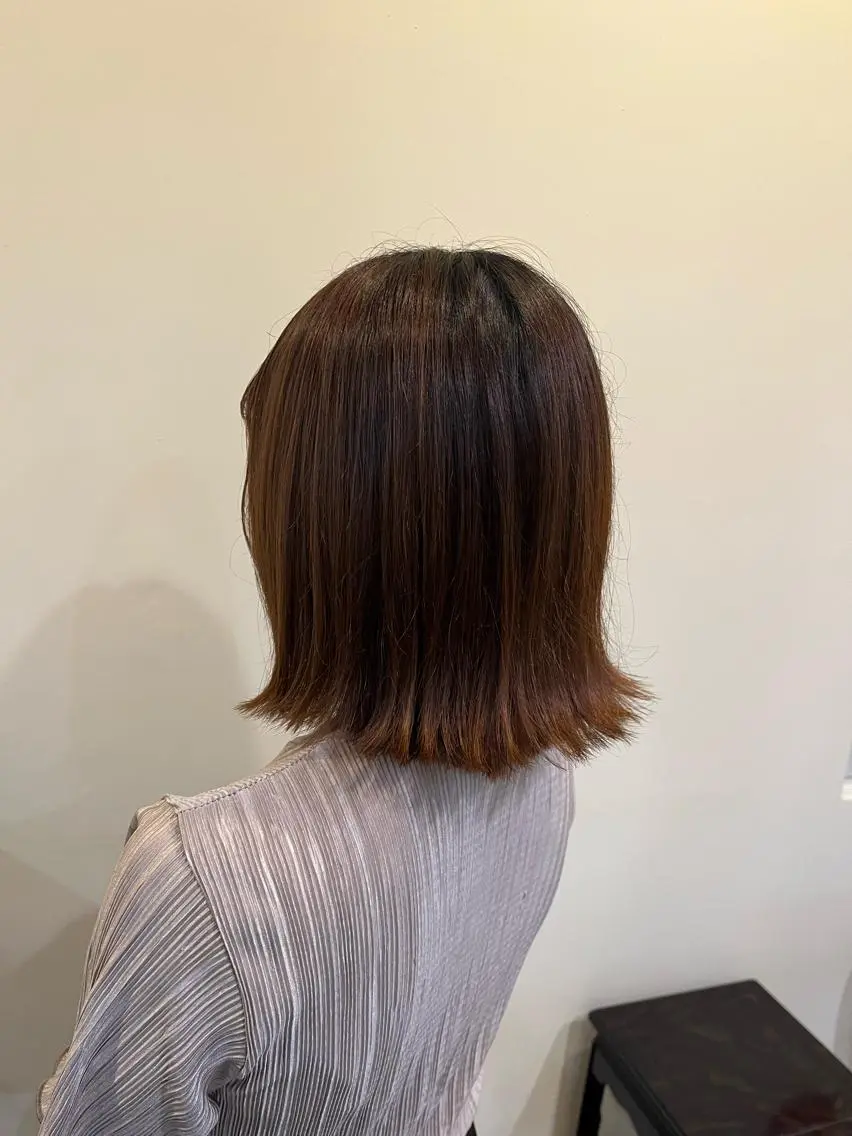 ミディアム KOKORO 中村 朱里のヘアスタイル