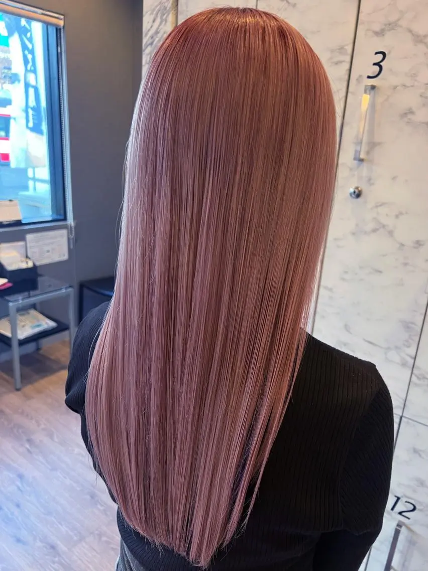 ロング カラー ヘアカラー トリートメント 原田 英希のヘアスタイル