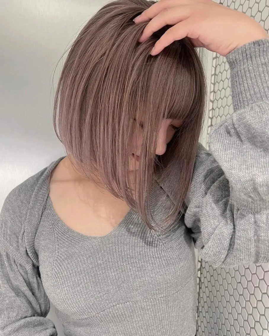 カラー ショート 🎆浴衣着付け👘 ✨ヘアセット🐹のヘアスタイル