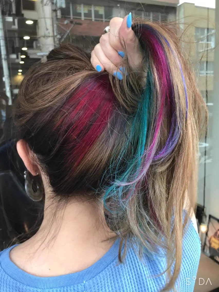 カラー ヘアカラー トリートメント やまもと すぐるのヘアスタイル