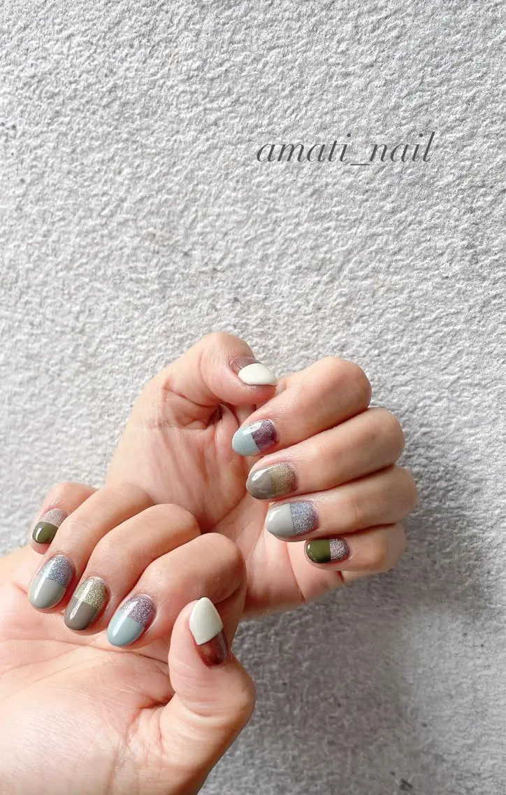 ネイル アニマル柄 マグネットネイル ミラーネイル ニュアンスネイル ワンカラーネイル ハンドネイル amati_nail TAKAKOのネイルデザイン