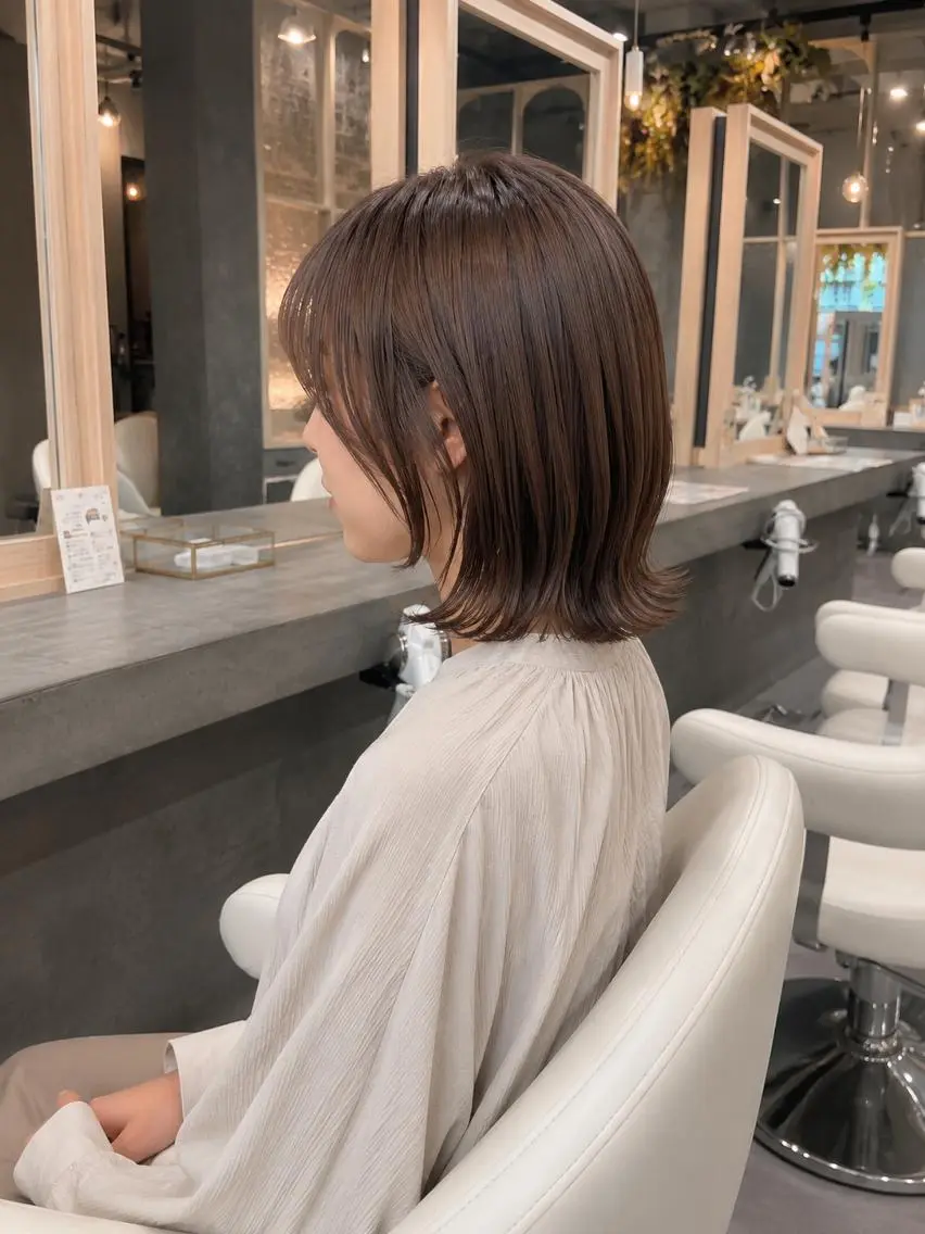 ミディアム 脇田 麗乃のヘアスタイル