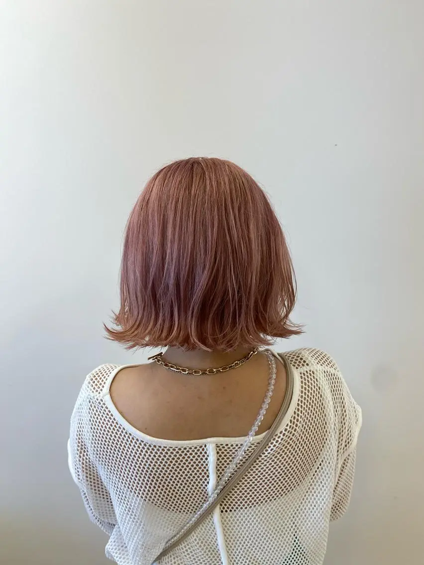 ショート カラー ヘアカラー トリートメント ヘアセット ハイトーン/ウルフ /レイヤー/坂野幸伸のヘアスタイル