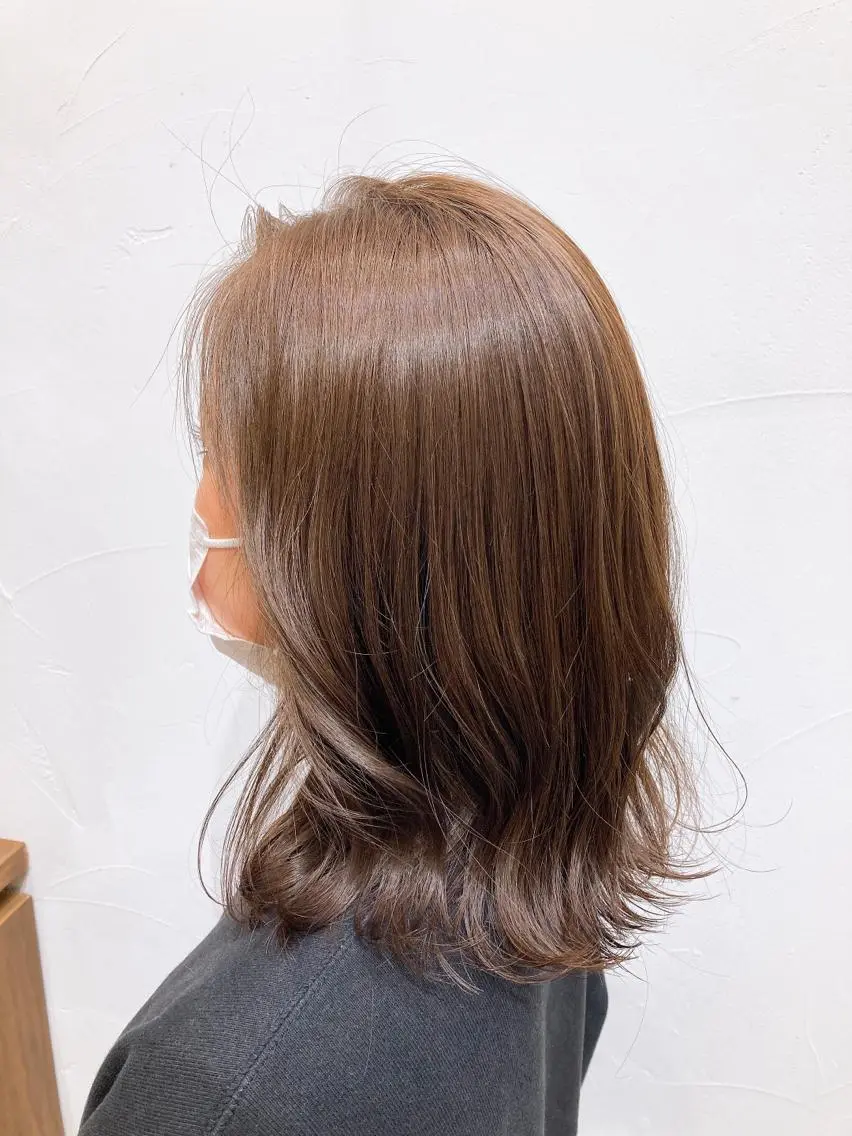 ミディアム ヘアカラー MiRI💜地毛級 エクステ✖似合わせ技のヘアスタイル