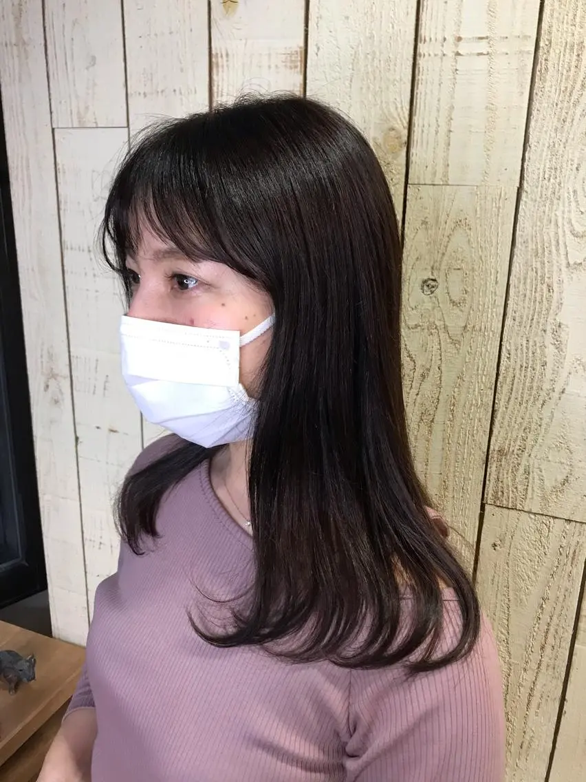 セミロング 福田 ジュンキのヘアスタイル