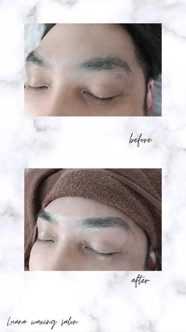 アイブロウ 眉毛ワックス脱毛 Luana wax 🐚根本のエステ・リラクイメージ