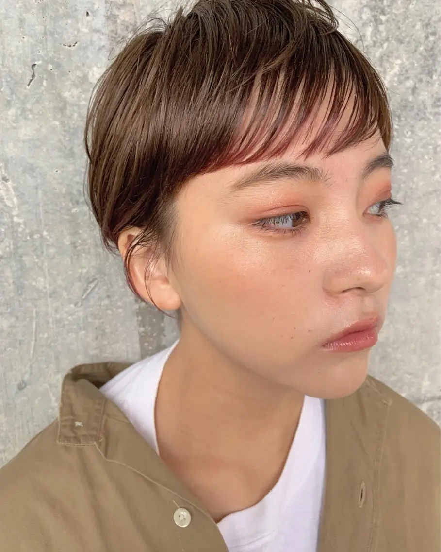 ショート カラー ベージュカラー カット ヘアカラー トリートメント 🧼柴田 健太郎🧼のヘアスタイル