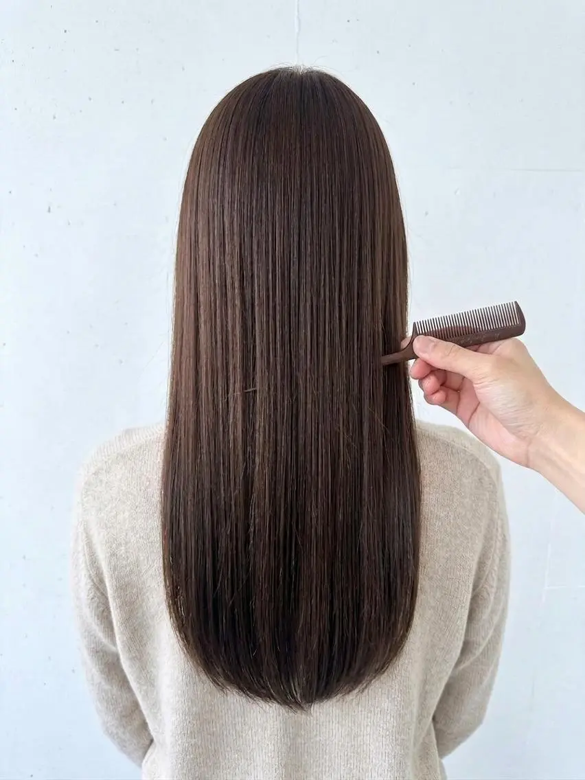 ロング トリートメント 縮毛矯正 Blossom東中野 カレンのヘアスタイル