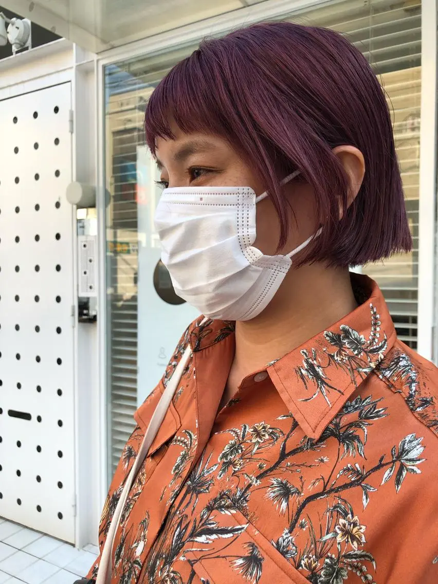ショート カラー eri kinjoのヘアスタイル