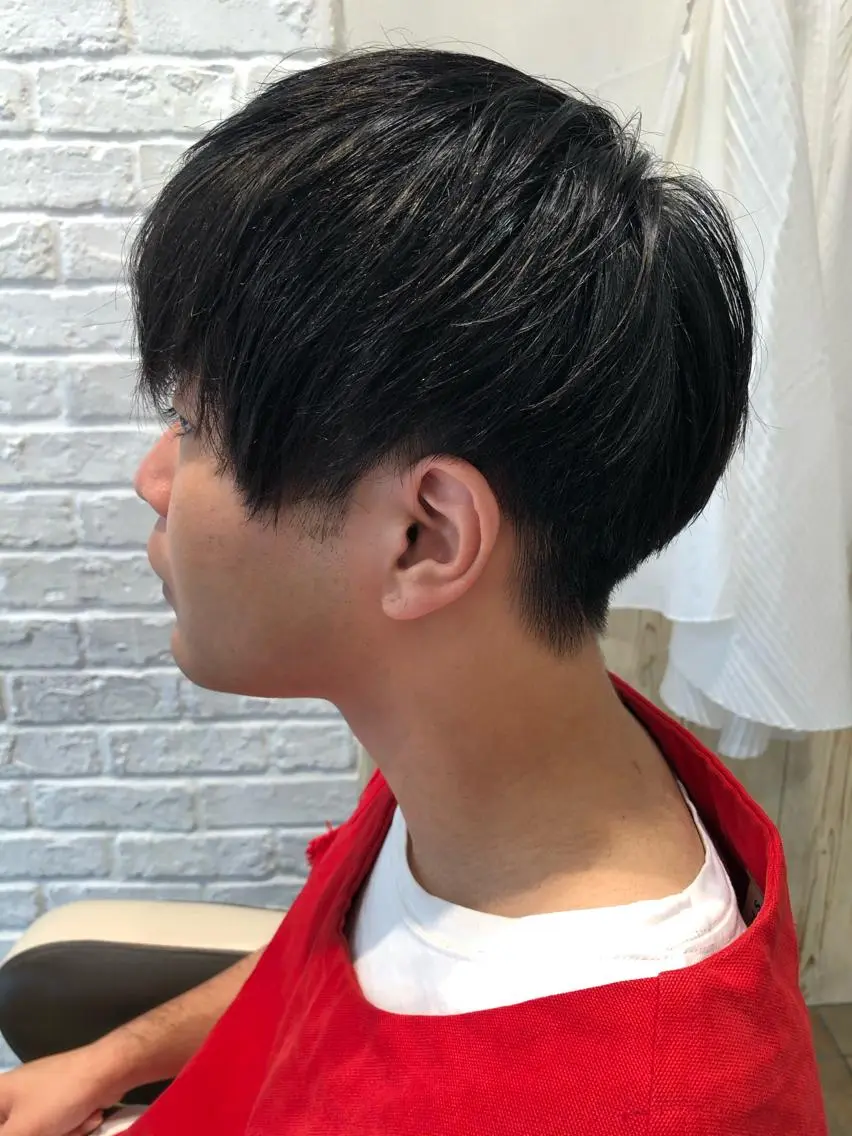 ショート カラー パーマ メンズ カット メンズサロン💈 吉岡陽【中野】のヘアスタイル