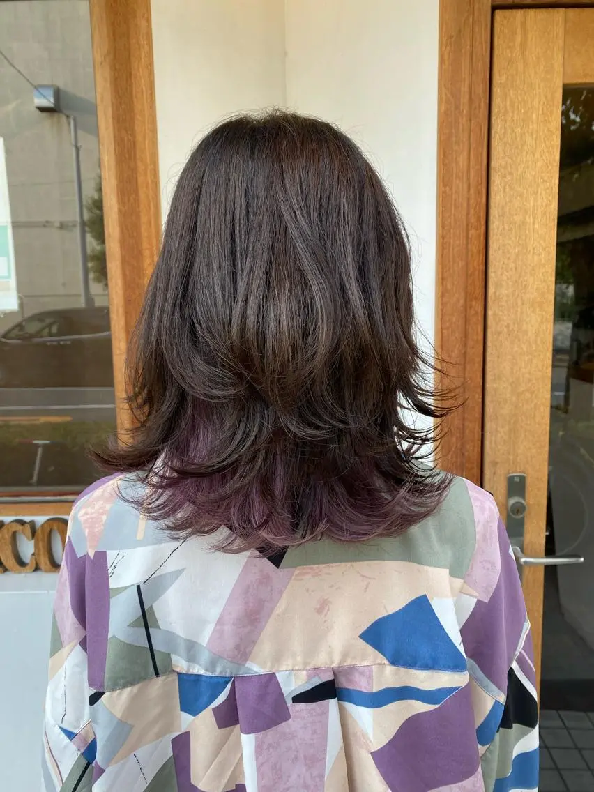 ミディアム ヘアカラー トリートメント 立花 ふたば🌱のヘアスタイル