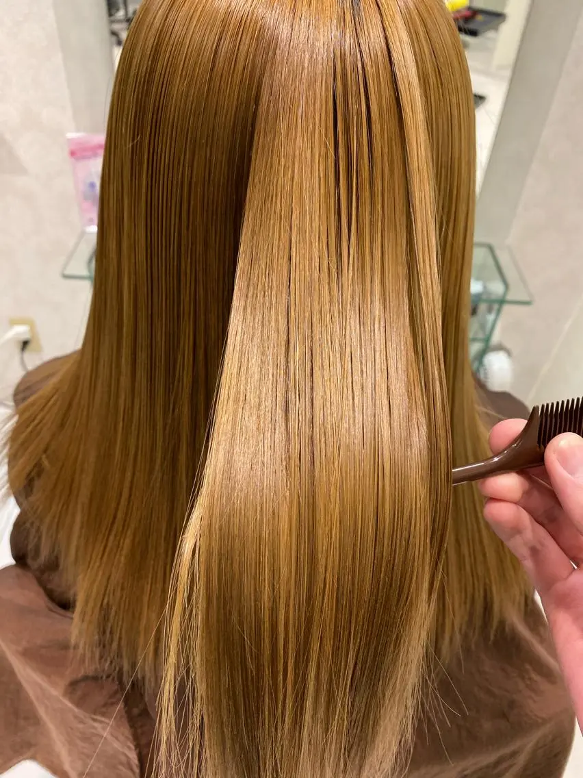 ロング 縮毛矯正 トリートメント 宍戸 海斗のヘアスタイル