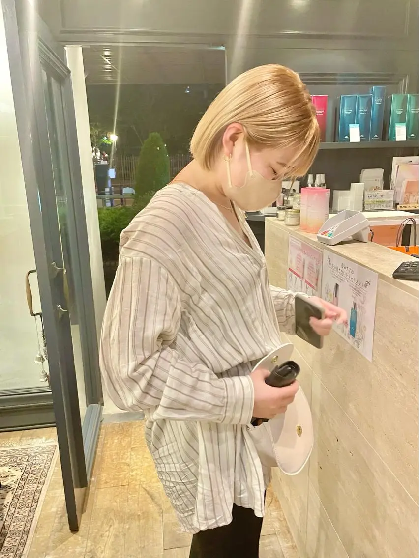 ショート ショート ボブ 梅田 木戸健人のヘアスタイル