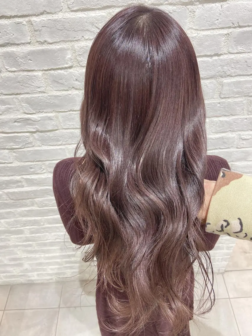 ロング カラー アクアカラー ダブルカラー グラデーションカラー ハイライトカラー イルミナカラー カット ヘアカラー 韓国/色気/レイヤー /AVANCE天王寺のヘアスタイル