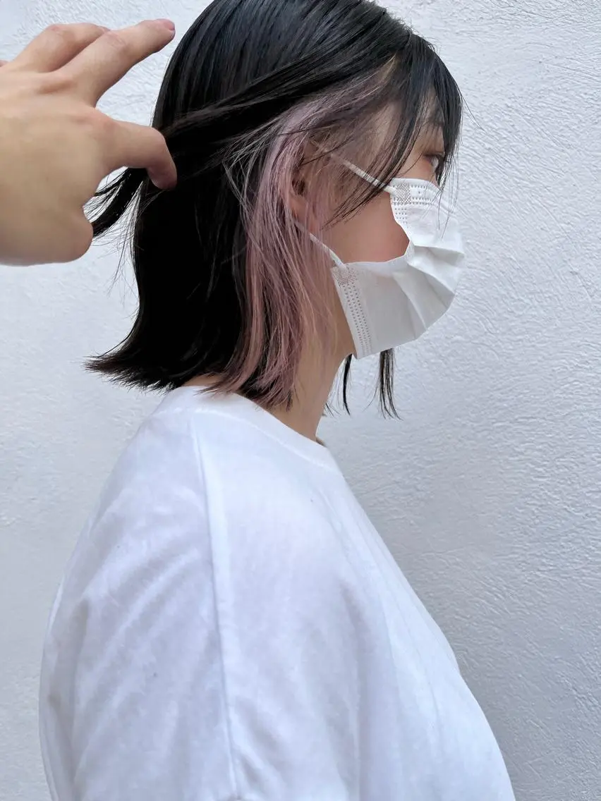 ショート カラー ピンクカラー ホワイトピンク ボブ 【美髪を叶える】中谷 彰宏(アキ)のヘアスタイル
