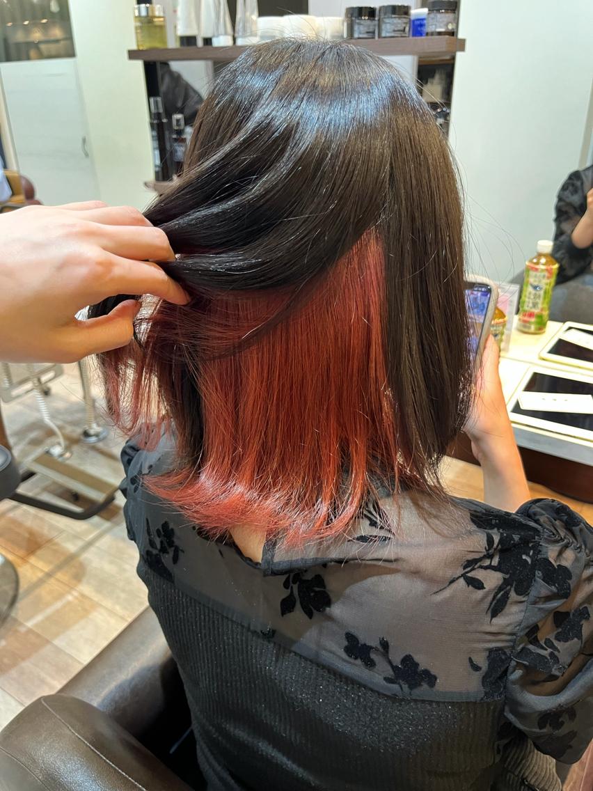 ミディアム カラー ヘアアレンジ 川口 【Lilou】のヘアスタイル