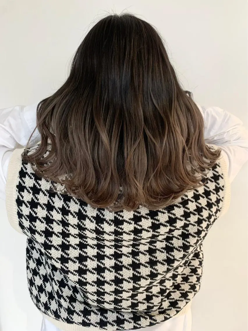 ミディアム カラー カット トリートメント ヘアセット ✨髪質改善✨ kazuyaのヘアスタイル