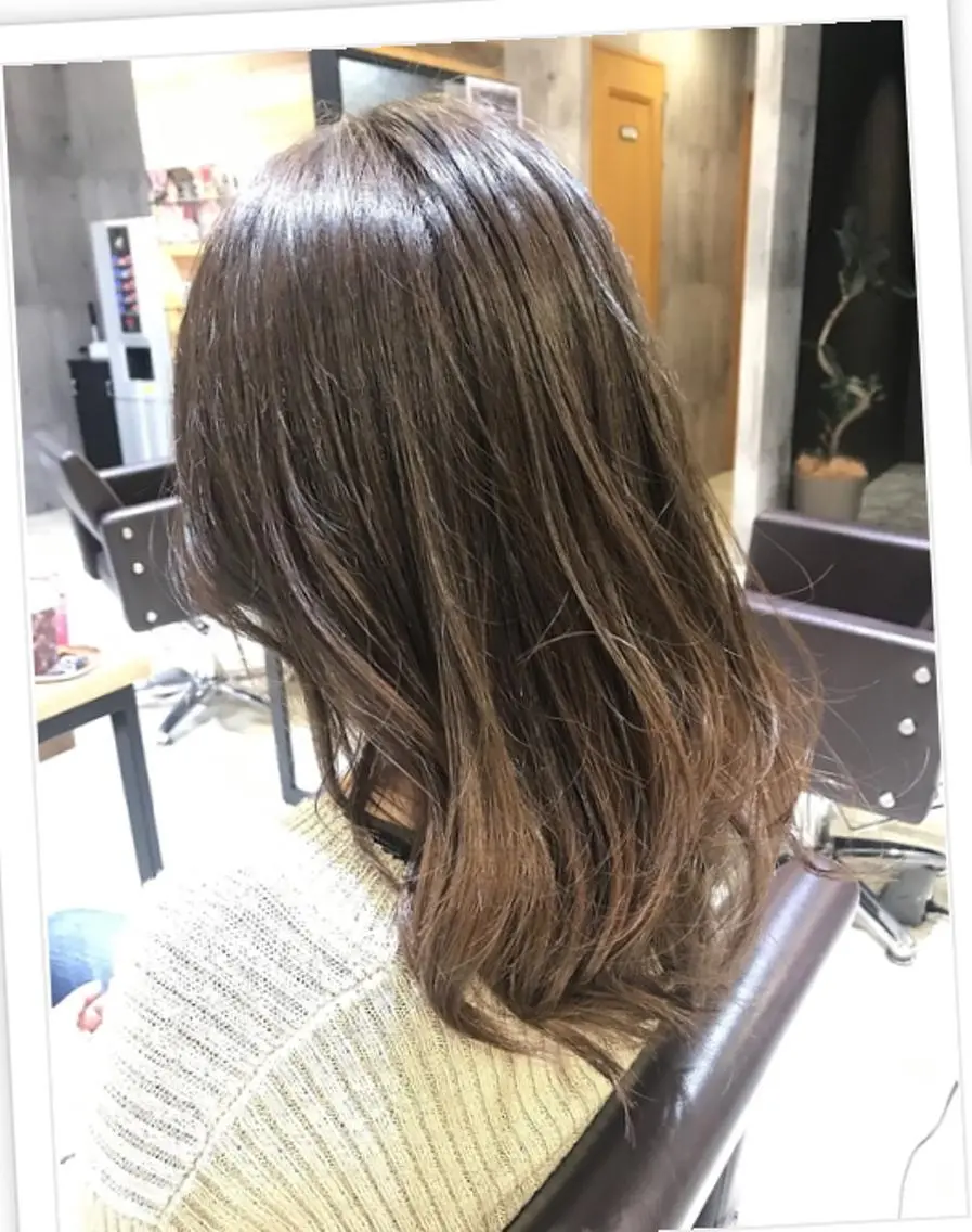 セミロング カラー パーマ ヘアアレンジ メンズ キッズ ネイル マツエク・マツパ ヘアカラー トリートメント EnBlesS西宮 マンツーマン神道有基のヘアスタイル