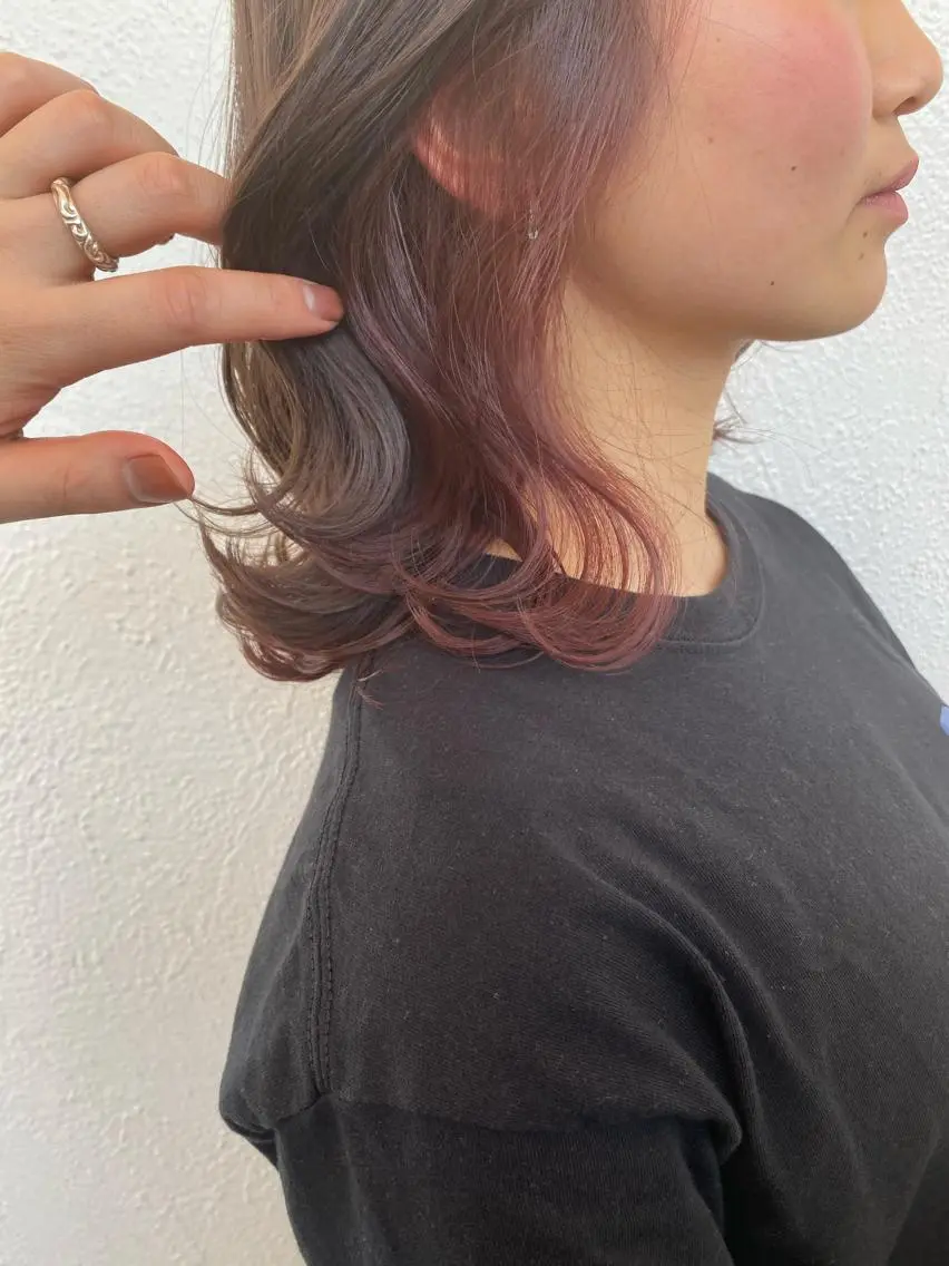 ミディアム ヘアカラー 🔥金山 諒平🔥のヘアスタイル