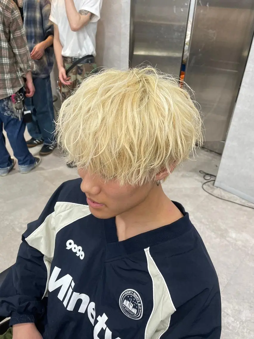 メンズ 韓国トレンドパーマ 🇰🇷渋谷メンズのヘアスタイル