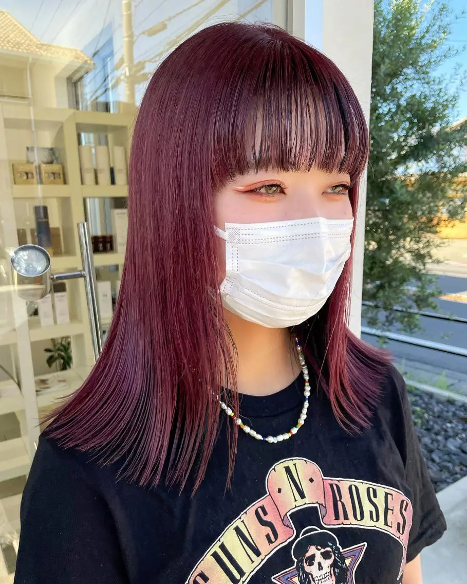 ミディアム カラー mir MIYUのヘアスタイル