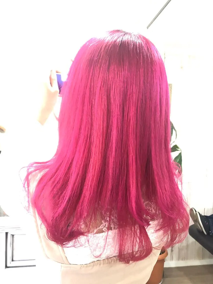 ロング ヘアカラー トリートメント 🐆アンドウ チカコ🦓のヘアスタイル