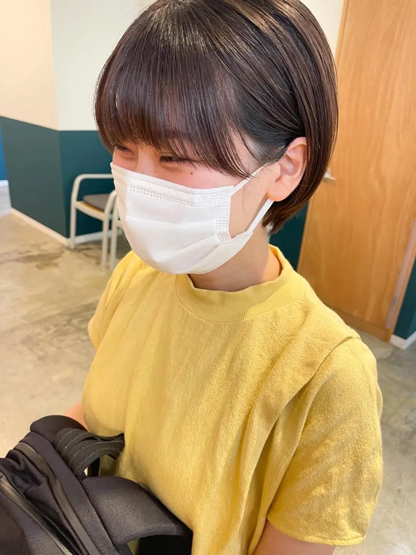 ショート カット ヘアカラー トリートメント 中村瑞貴 *hairbraceのヘアスタイル