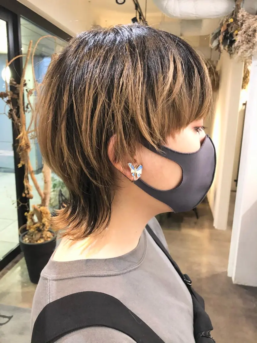 ショート ショートヘア ウルフカット カット 千葉 郁也のヘアスタイル