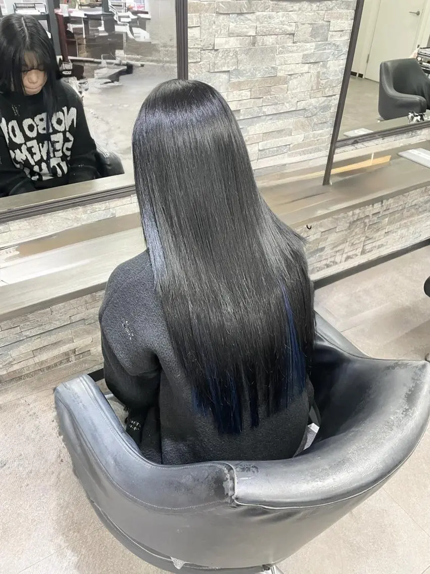 ロング ヘアカラー エクステ 💎馴染むエクステ× TOMO💎のヘアスタイル