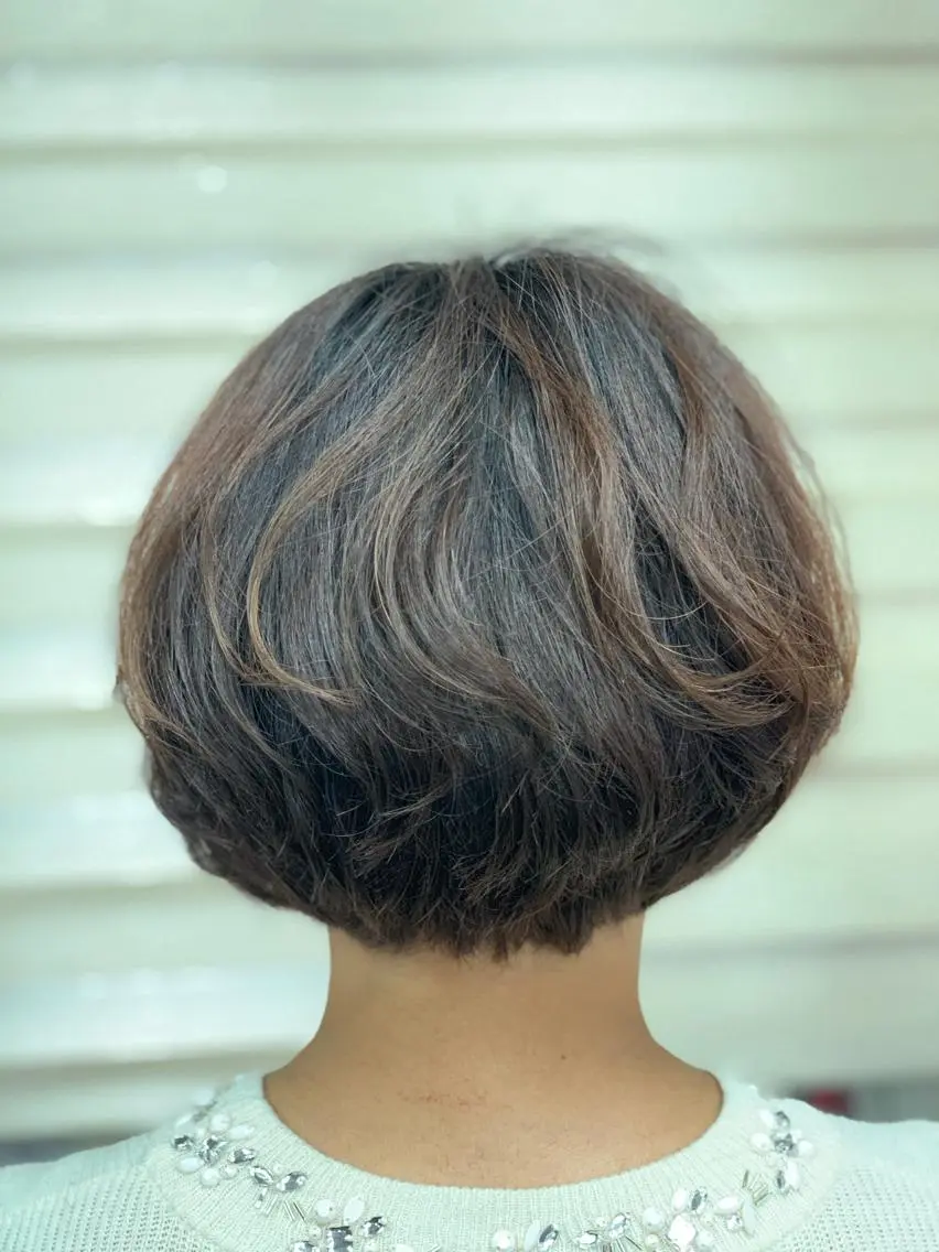 ショート カラー ボブ ショートヘア パーマスタジオ グレイス はやとのヘアスタイル