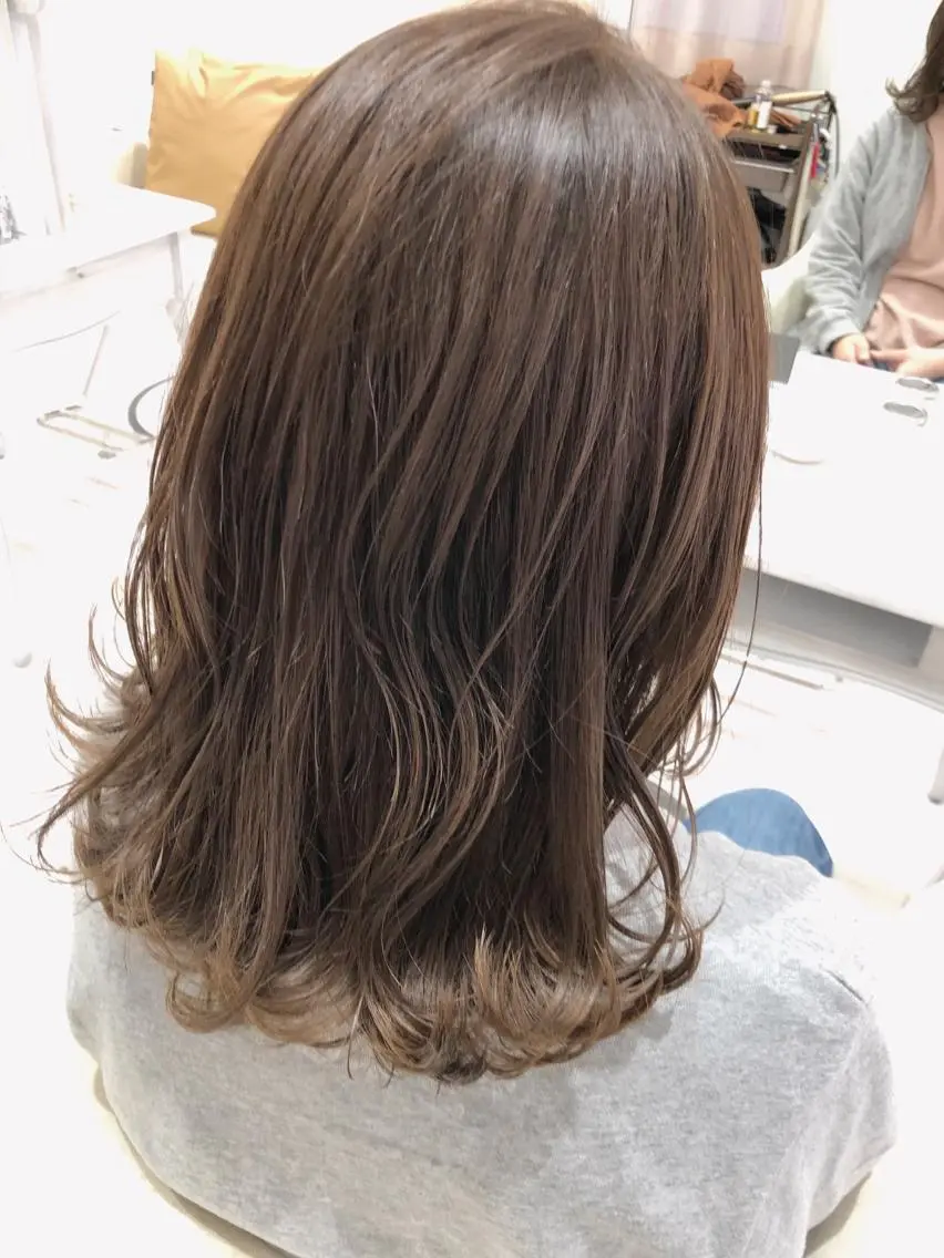 ミディアム カット ヘアカラー トリートメント 似合わせかわいい カット【店長】珱翔のヘアスタイル